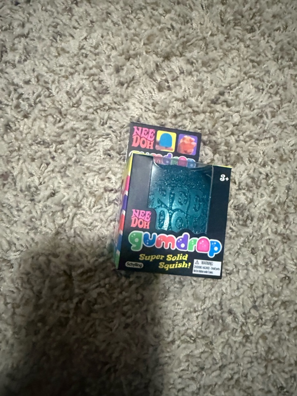 Gumdrop Super Solid Squish Toy - Blue